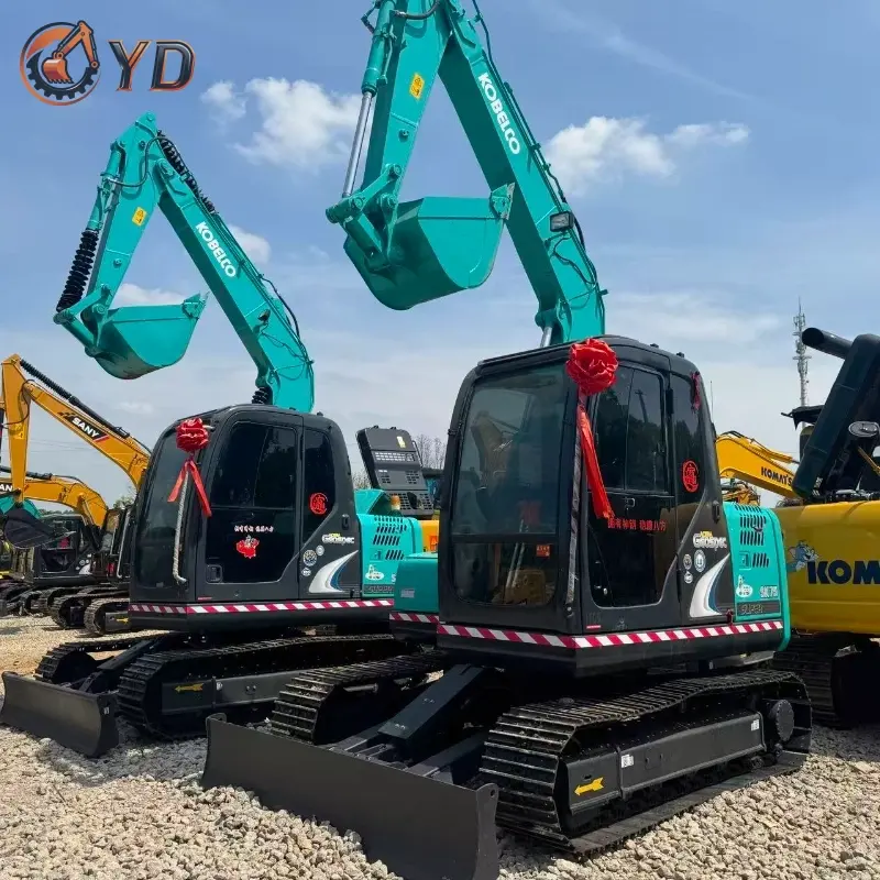 Compact Hot Sale Used Kobelco SK75 Mini Crawler Excavator Global Supplier Solution