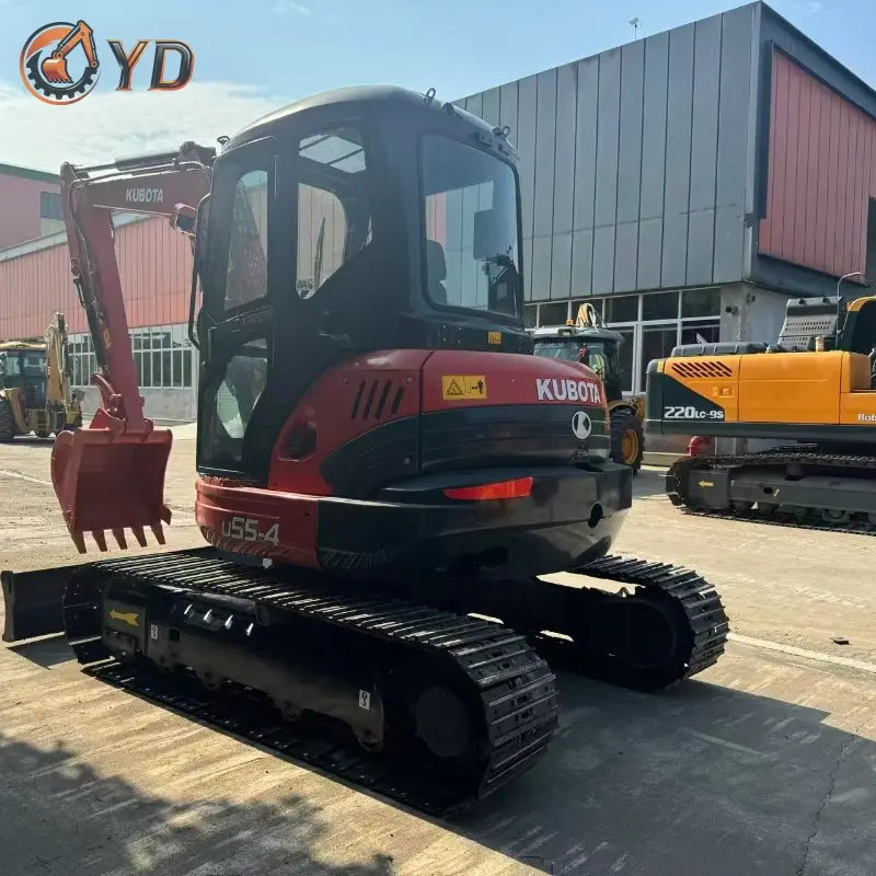 Compact Hot Sale Used Kubota 55U Mini Zero Tail Swing Excavator Solution Global