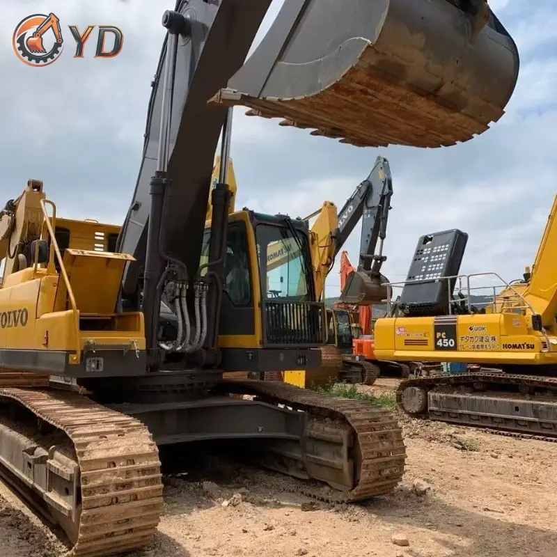 Competitive Price Second-hand VOLVO EC460 Large Excavator Engineering Equipment Supplier