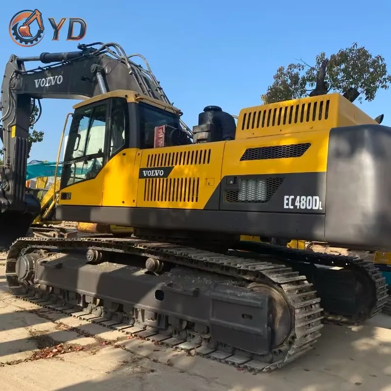 Durable Good Condition Used VOLVO EC480 Heavy Hydraulic Excavator Construction Machines for sale