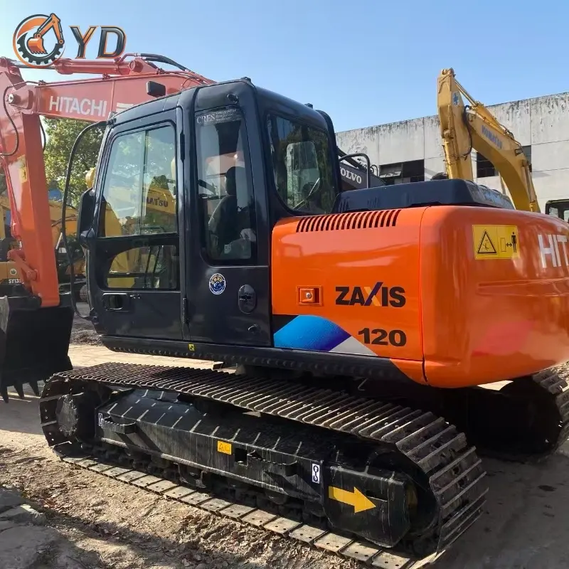Durable Second-hand Hitachi ZAX120 Medium Excavator