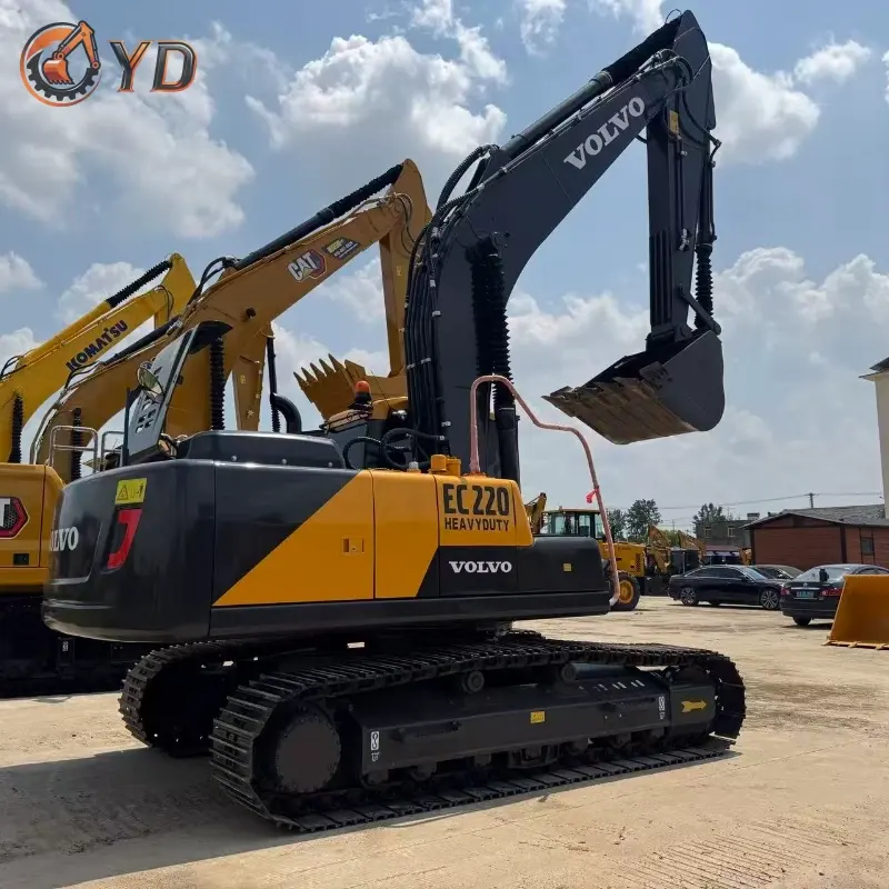 Durable Second-hand VOLVO EC220 Hydraulic Excavator Construction Machinery Supplier