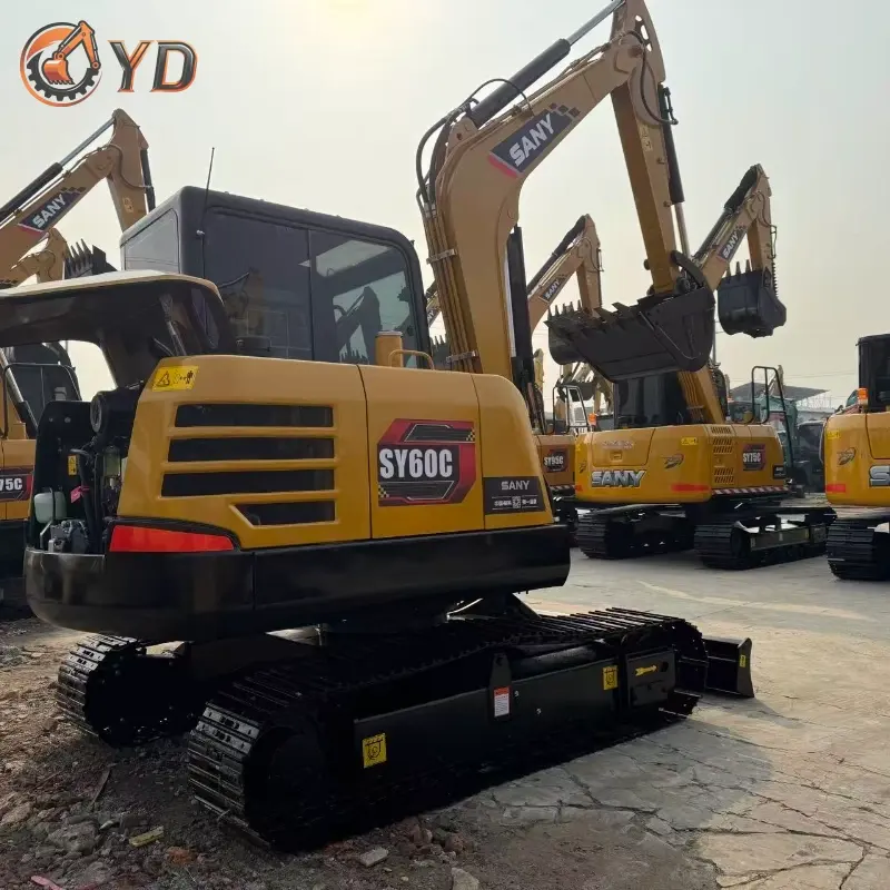 Good Condition Competitive Price Second-hand Sany SY60C Small Hydraulic Excavator Equipment