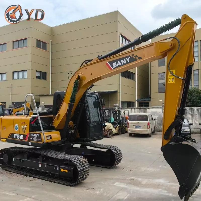 Heavy Duty Hot Sale Used Sany SY135C Large Crawler Excavator Mining Equipment Global