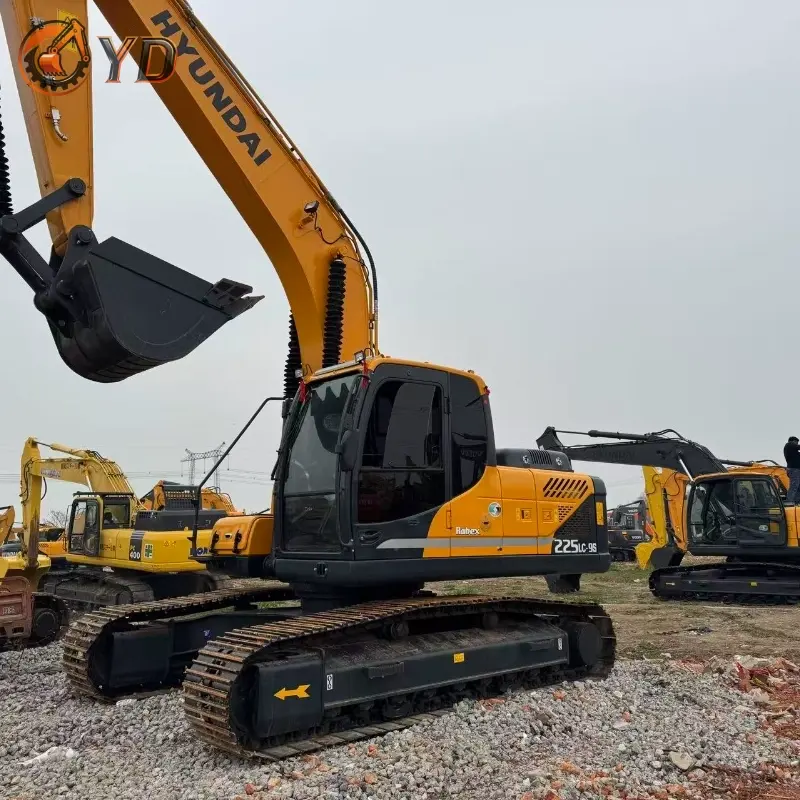 High Cost Performance Hot Sale Used Hyundai R225-9S Hydraulic Excavator for Sale