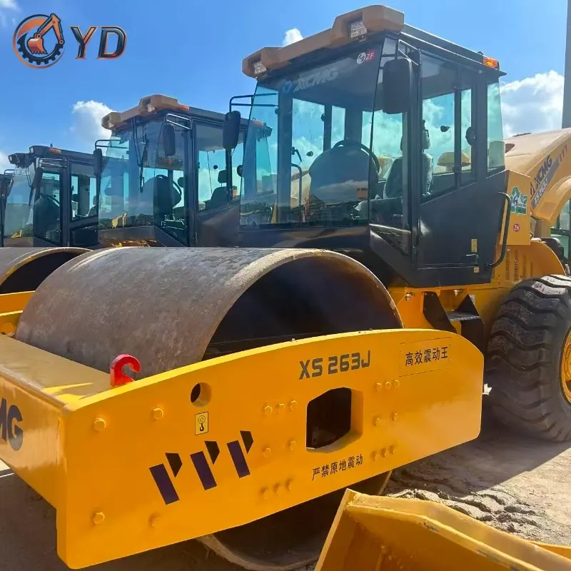 High Cost Performance Used XCMG XS263J Road Roller Construction Machinery for sale