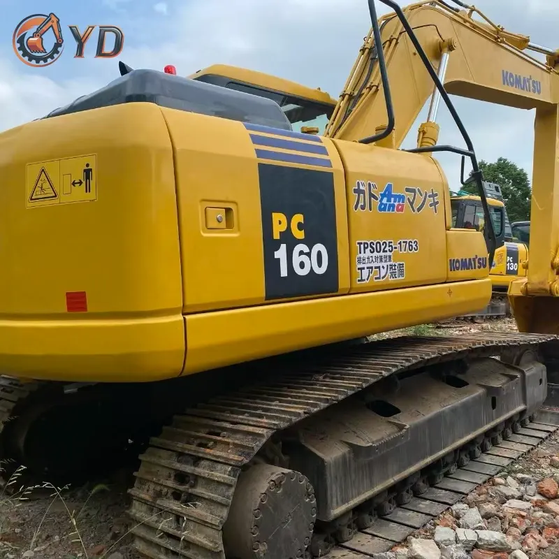 High Performance Good Condition Second-hand Komatsu PC160 Hydraulic Excavator Global Supply