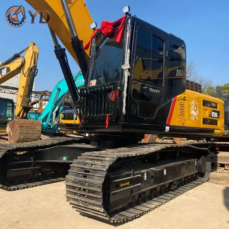 High Performance Powerful Used Sany SY215C Large Crawler Excavator Construction Equipment