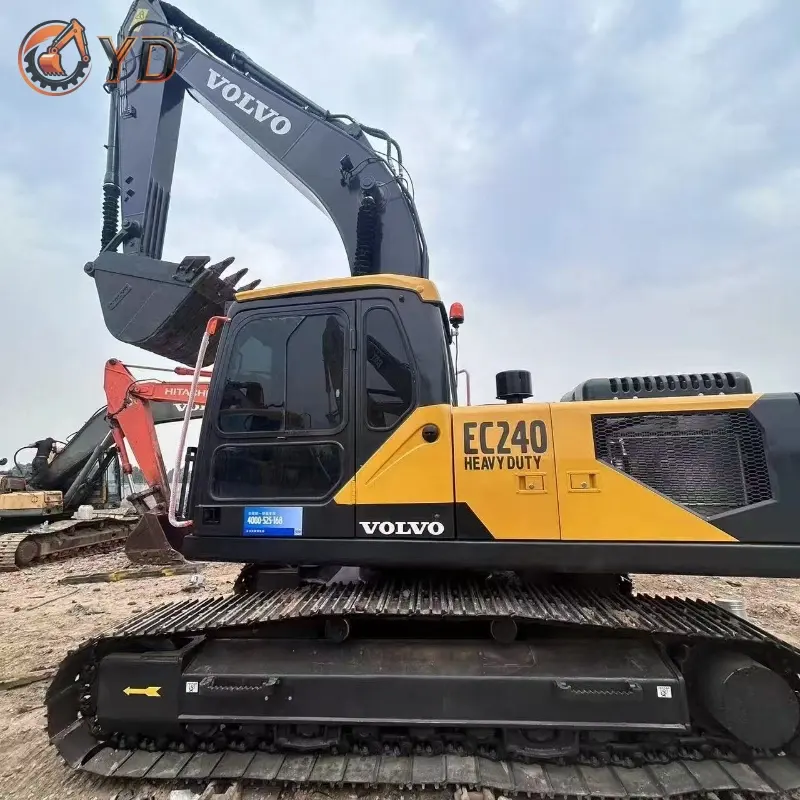 Hot Sale Used VOLVO EC240 Large Crawler Excavator Construction Equipment for sale