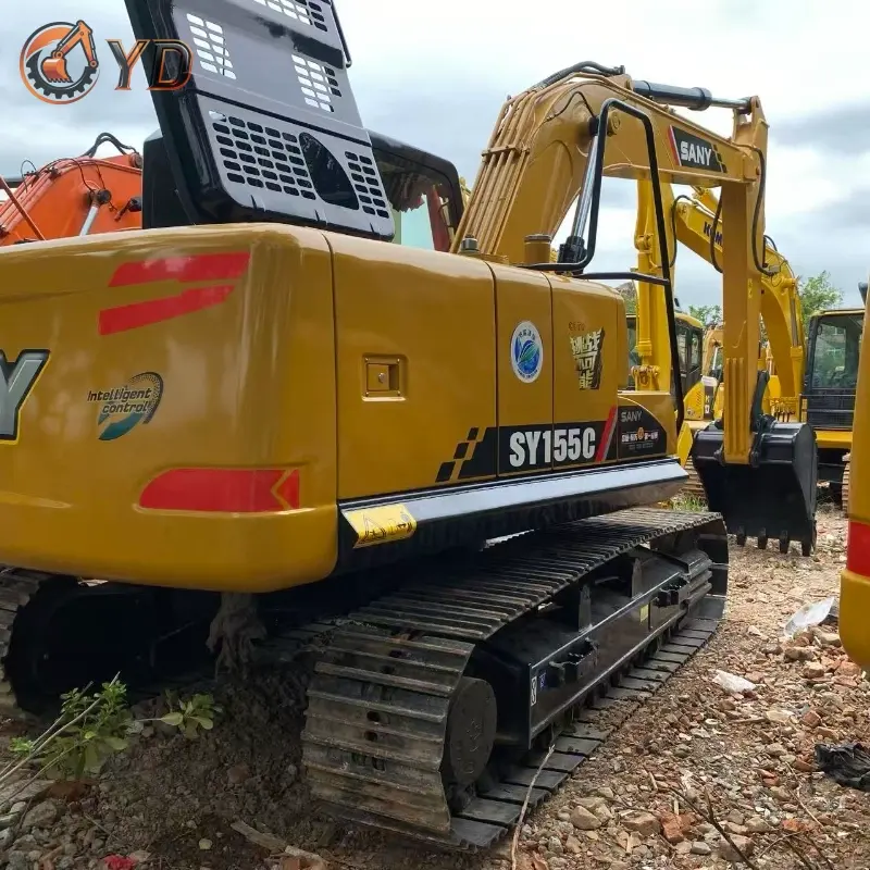 Mining Grade Good Condition Second-hand Sany SY155C Heavy Hydraulic Excavator Supplier Solution