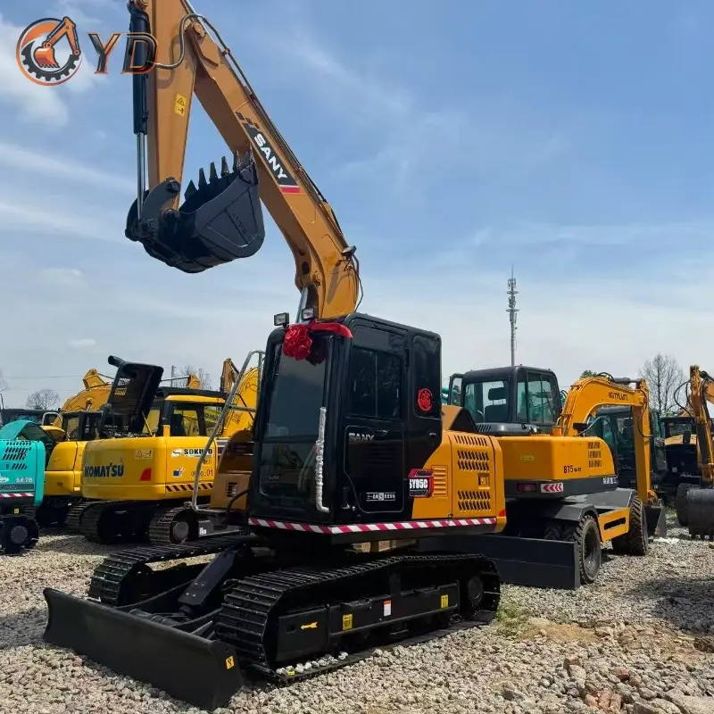 Powerful Durable Second-hand Sany SY95C Medium Hydraulic Excavator Global Supply Solution